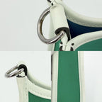 Hermes Shoulder Bag Neo Evelyne TPM Crossbody Neo Green Canvas Leather Mint — view 7