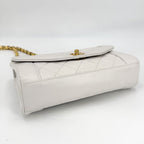 Chanel Shoulder Bag Quilted Diana Chain CC Logo Crossbody Turnlock Lambskin — view 3