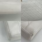 Chanel Shoulder Bag Quilted Diana Chain CC Logo Crossbody Turnlock Lambskin — view 6