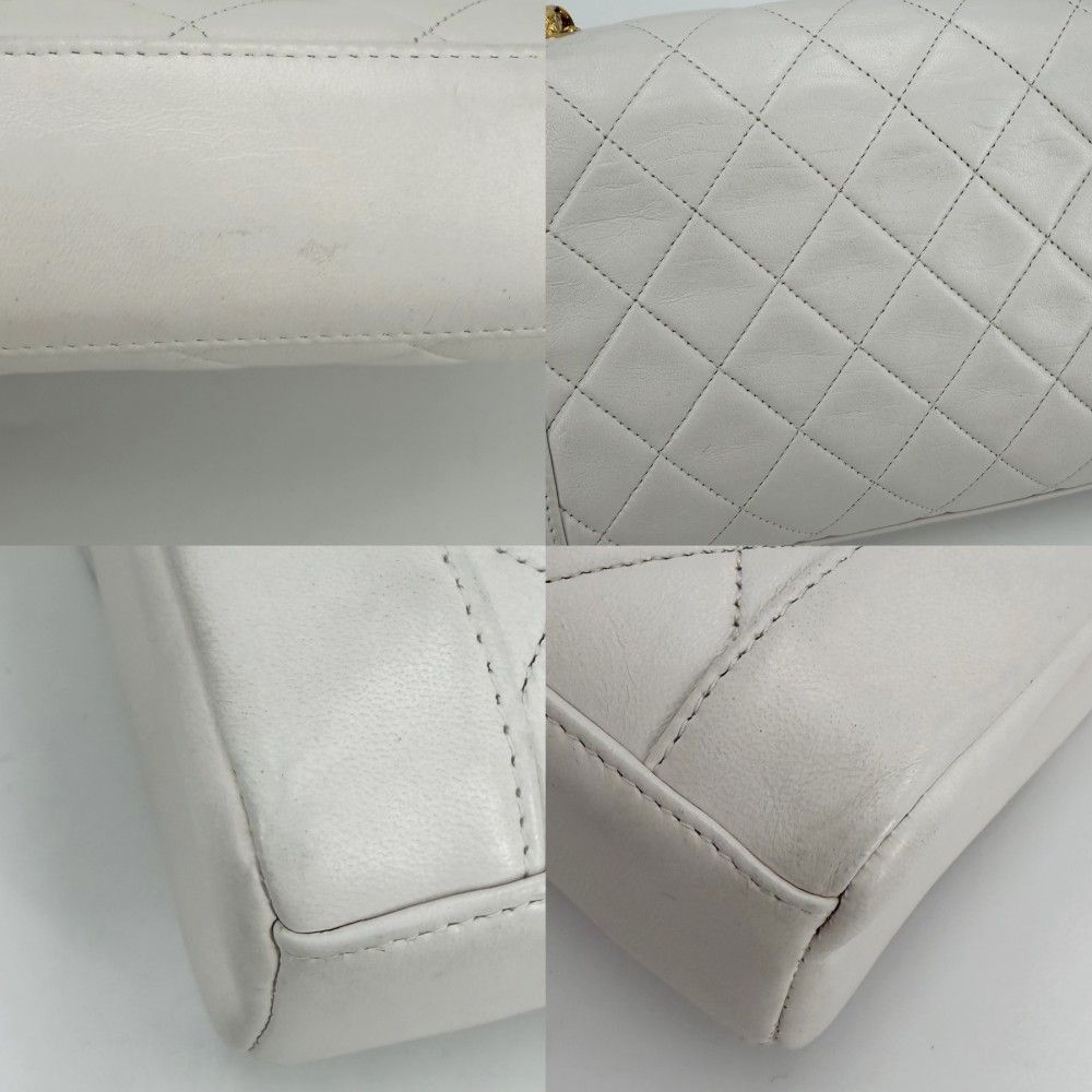 Chanel Shoulder Bag Quilted Diana Chain CC Logo Crossbody Turnlock Lambskin — view 6