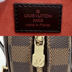 Louis Vuitton Shoulder Bag Ipanema PM Crossbody Damier Canvas Brown Gold — view 5