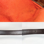 Louis Vuitton Shoulder Bag Ipanema PM Crossbody Damier Canvas Brown Gold — view 8