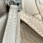 Hermes 2-Way Lindy 30 Handbag Shoulder Bag Taurillon Clemence Brown — view 6