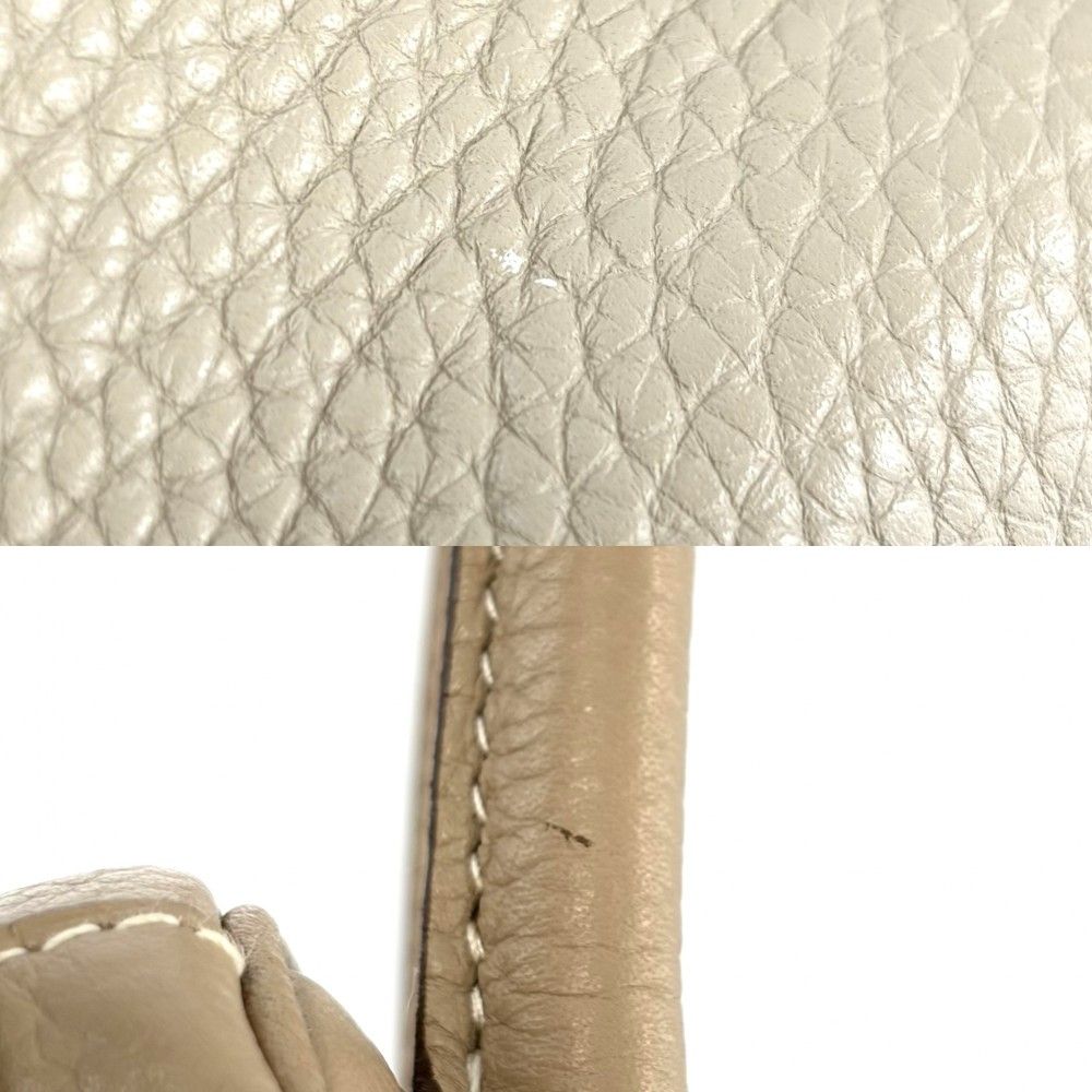 Hermes 2-Way Lindy 30 Handbag Shoulder Bag Taurillon Clemence Brown — view 8