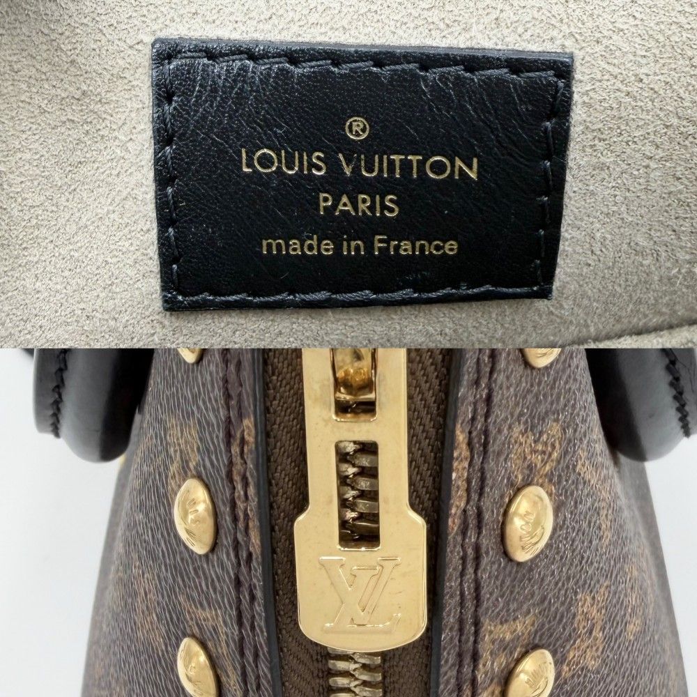 Louis Vuitton 2-Way Transford Monogram Alma BB Handle Mini Shoulder Bag Brown — view 5
