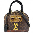 Louis Vuitton 2-Way Transford Monogram Alma BB Handle Mini Shoulder Bag Brown