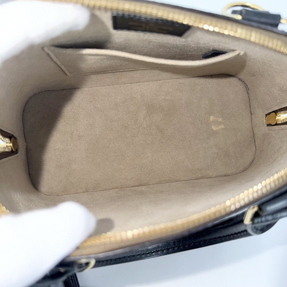 Louis Vuitton 2-Way Transford Monogram Alma BB Handle Mini Shoulder Bag Brown — view 4
