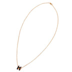 Hermes Mini Pop Pendant Metal Black Pink Gold Included — view 4