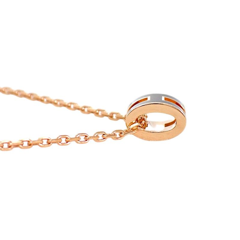 Hermes Mini Pop Pendant Metal Black Pink Gold Included — view 8
