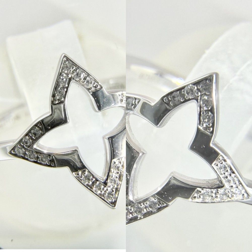 Louis Vuitton Ring Ombre Blossom Accessory Sally 50 18k White Gold Diamond — view 3