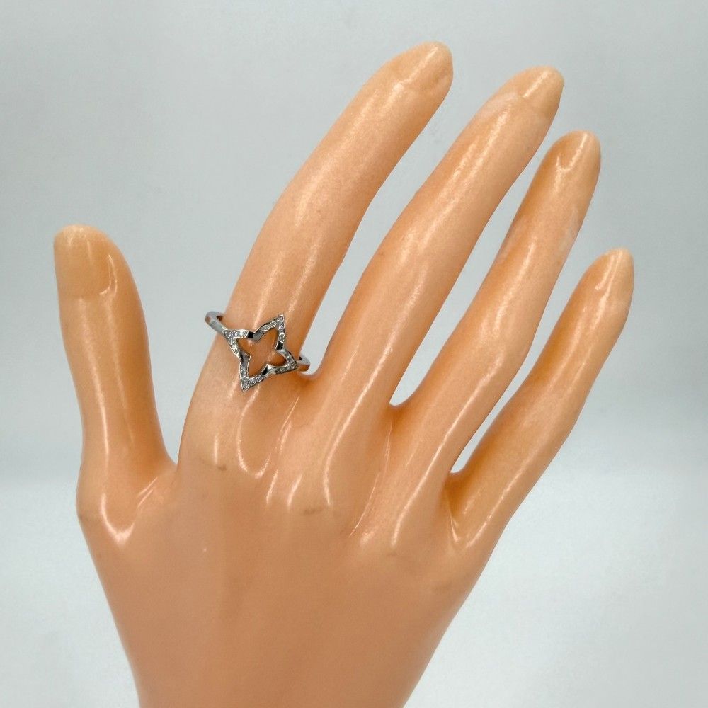 Louis Vuitton Ring Ombre Blossom Accessory Sally 50 18k White Gold Diamond — view 2