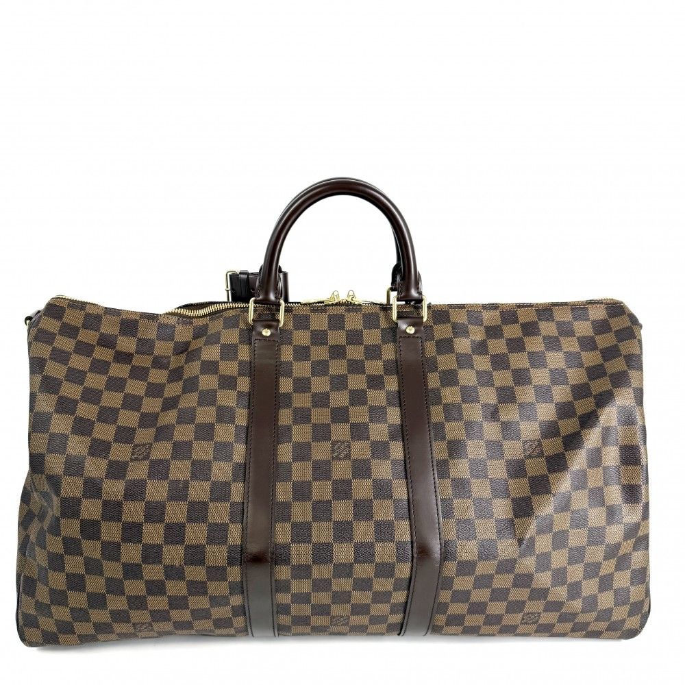 Louis Vuitton Boston Bag Keepall Bandouliere 55 Shoulder Crossbody Damier — view 2