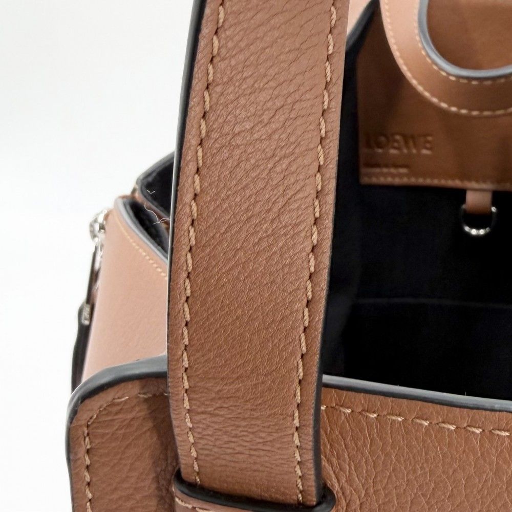 Loewe 2-Way Hammock Shoulder Bag Handbag Crossbody Tote Leather 387.30 Calfskin — view 7