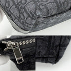 Dior 2-Way Oblique Weekender 25 Handbag Shoulder Bag Crossbody Canvas — view 6