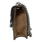 Gucci Shoulder Bag Dionysus GG Supreme Tiger Head Beige Brown Silver — view 3