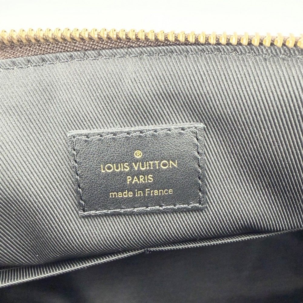 Louis Vuitton 2-Way Damier Odeon Tote MM Handbag Shoulder Bag Crossbody Brown — view 5