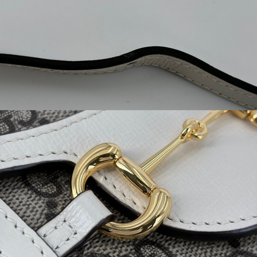 Gucci For Shoulder Bag Horsebit Pochette Crossbody GG Supreme Canvas Leather — view 6