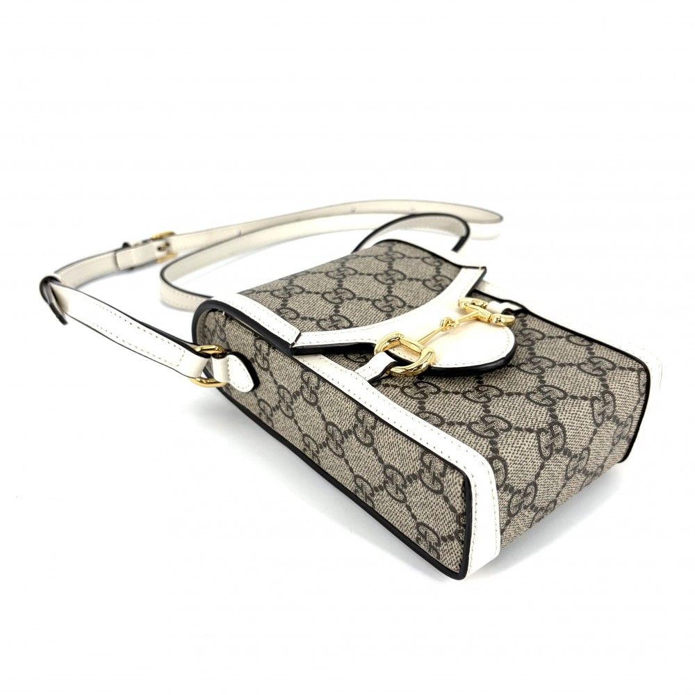 Gucci For Shoulder Bag Horsebit Pochette Crossbody GG Supreme Canvas Leather — view 3