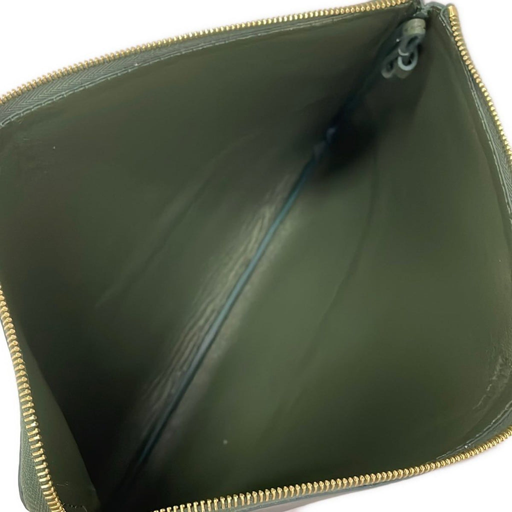 Celine Clutch Beige Bicolor Leather — view 7