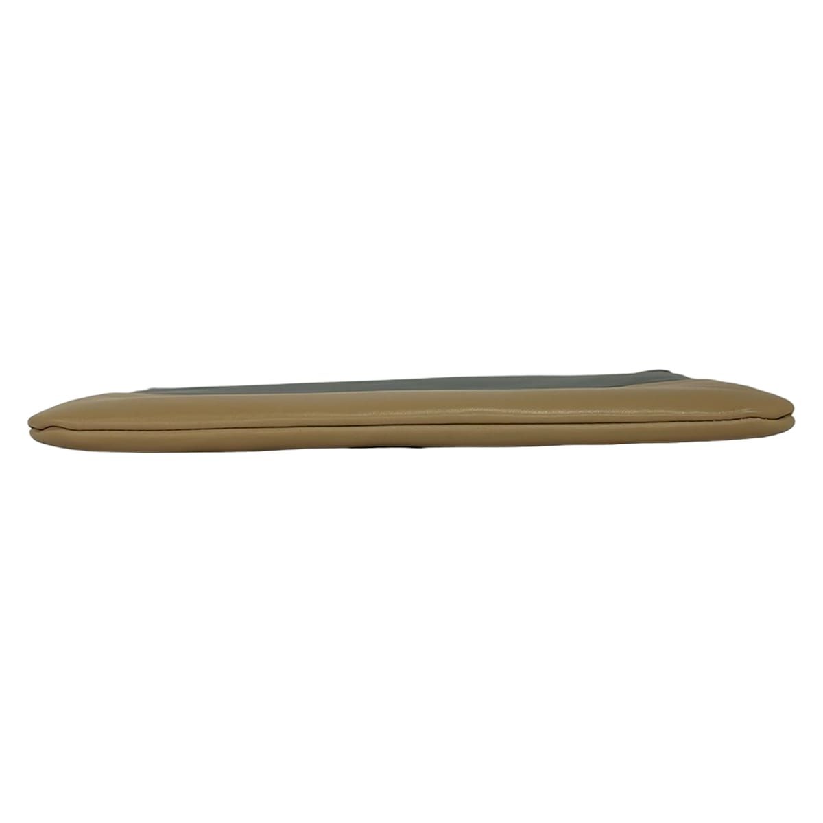 Celine Clutch Beige Bicolor Leather — view 5