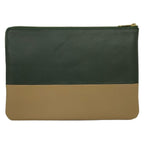 Celine Clutch Beige Bicolor Leather — view 3