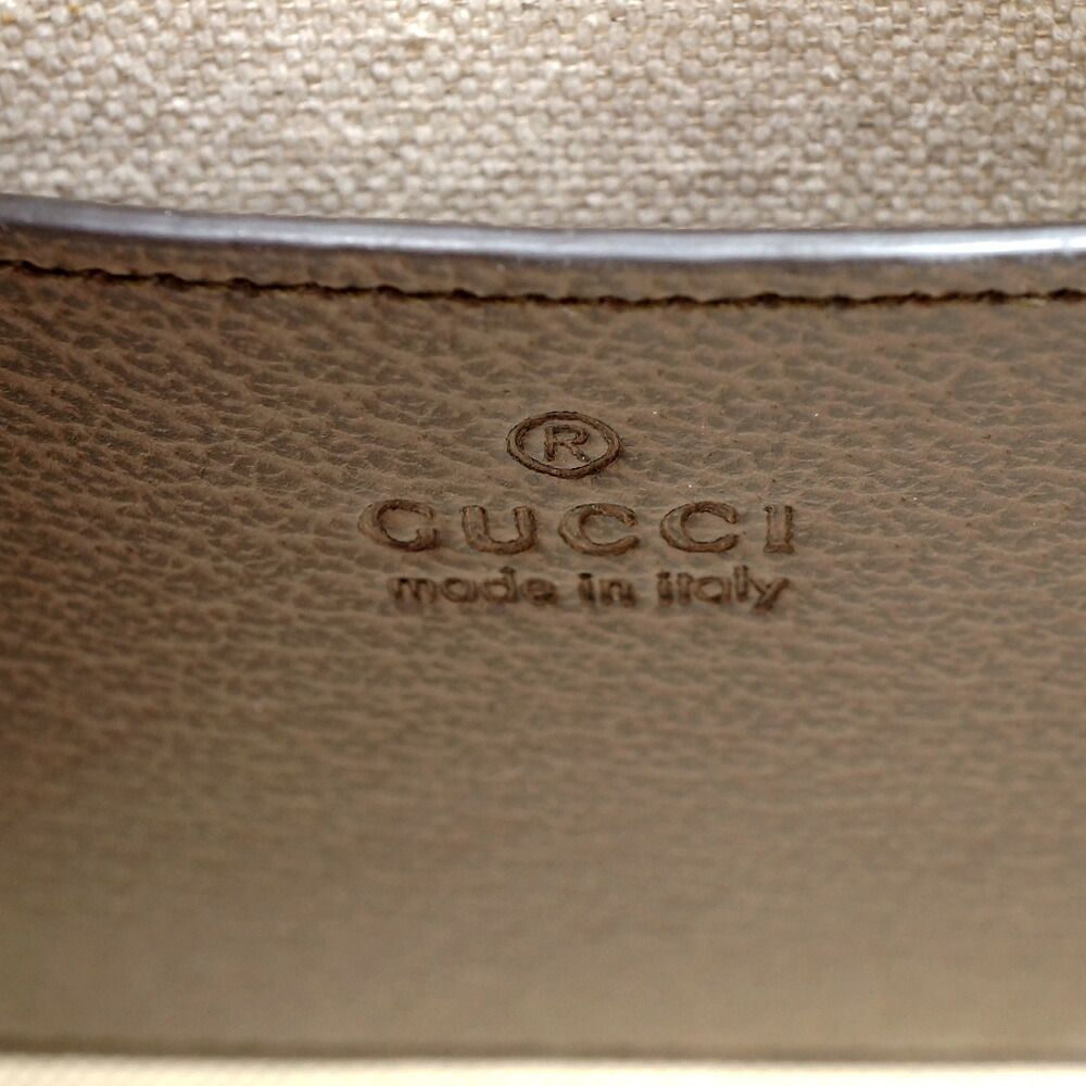 Gucci Ophidia Small Cross Belt Bag GG Canvas Brown Gold — view 7