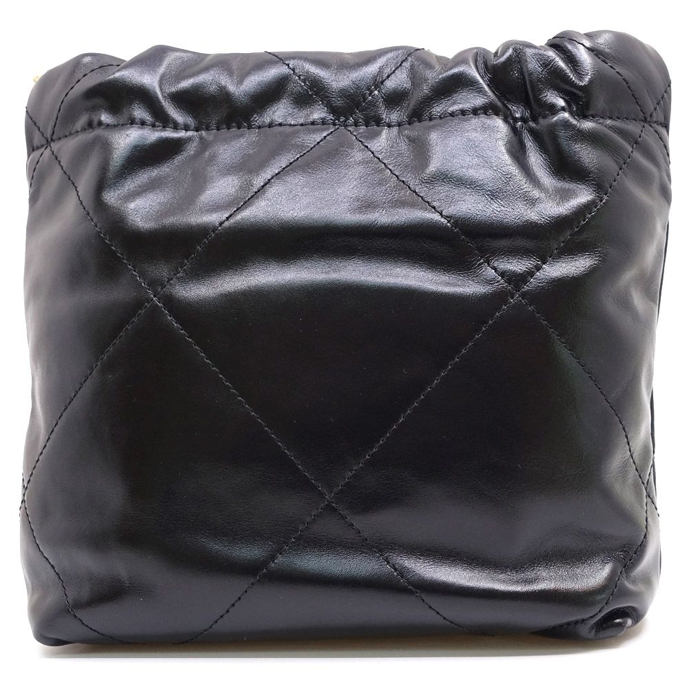 Chanel 22 Mini Calfskin BK GD Shoulder Bag — view 2