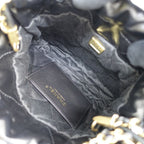 Chanel 22 Mini Calfskin BK GD Shoulder Bag — view 6