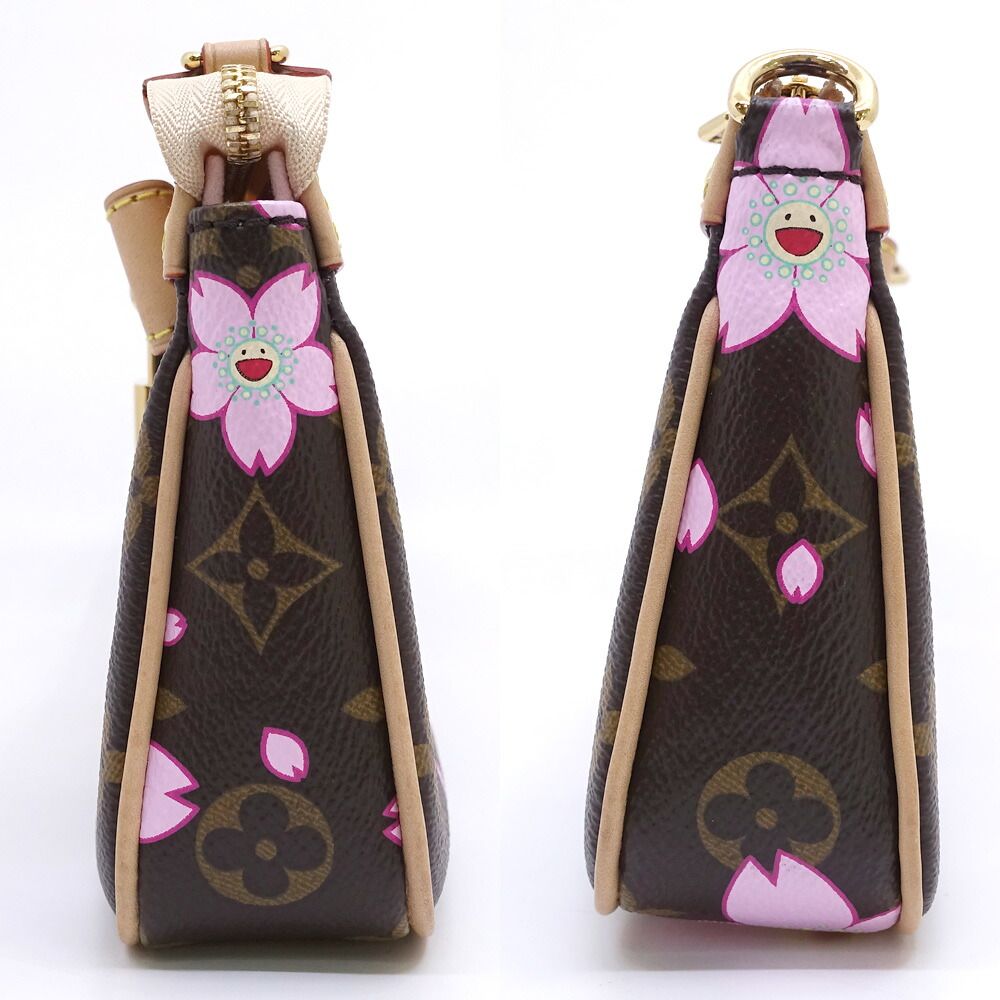 Louis Vuitton LV TM Pochette Ascending Soir Monogram Cherry Blossom GD Handbag — view 3