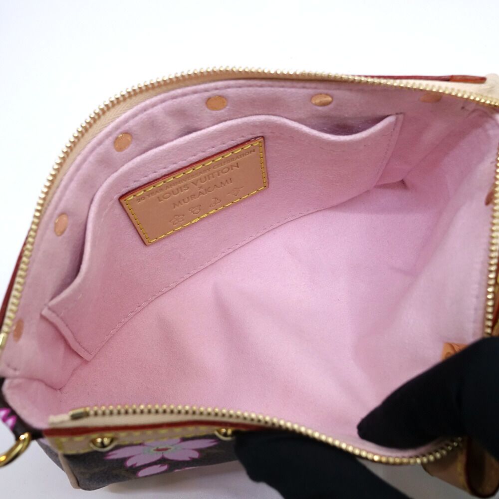 Louis Vuitton LV TM Pochette Ascending Soir Monogram Cherry Blossom GD Handbag — view 6