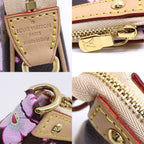 Louis Vuitton LV TM Pochette Ascending Soir Monogram Cherry Blossom GD Handbag — view 8