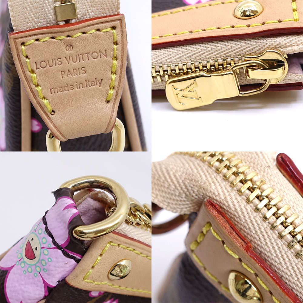 Louis Vuitton LV TM Pochette Ascending Soir Monogram Cherry Blossom GD Handbag — view 8