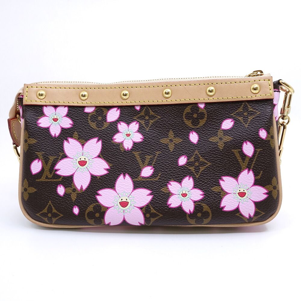 Louis Vuitton LV TM Pochette Ascending Soir Monogram Cherry Blossom GD Handbag — view 2