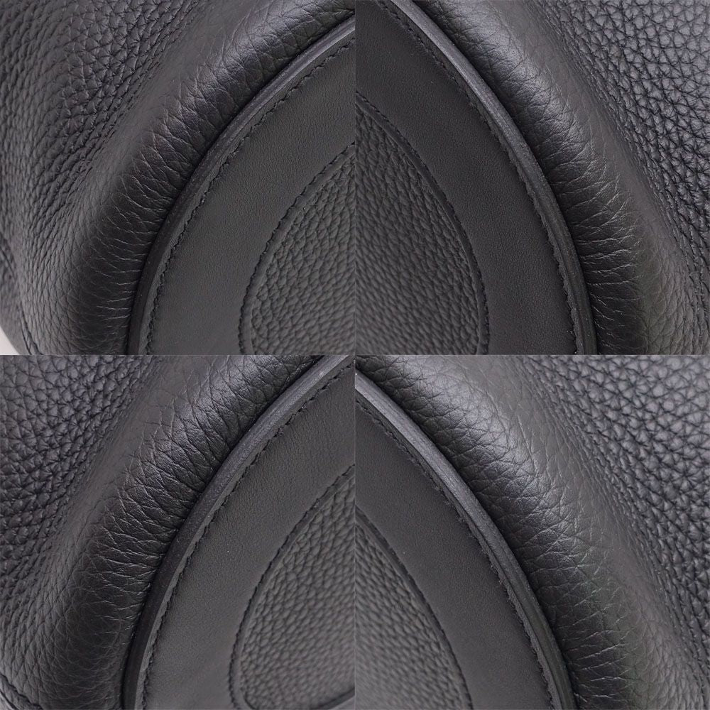 Hermes in the Loop 23 BK Taurillon Clemence Handbag Box Bag — view 5