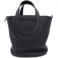 Hermes in the Loop 23 BK Taurillon Clemence Handbag Box Bag