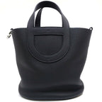 Hermes in the Loop 23 BK Taurillon Clemence Handbag Box Bag