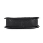 Chanel Chain Shoulder Bag Quilted CC Logo Hobo Lambskin 2-Way Black — view 3