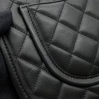Chanel Chain Shoulder Bag Quilted CC Logo Hobo Lambskin 2-Way Black — view 7