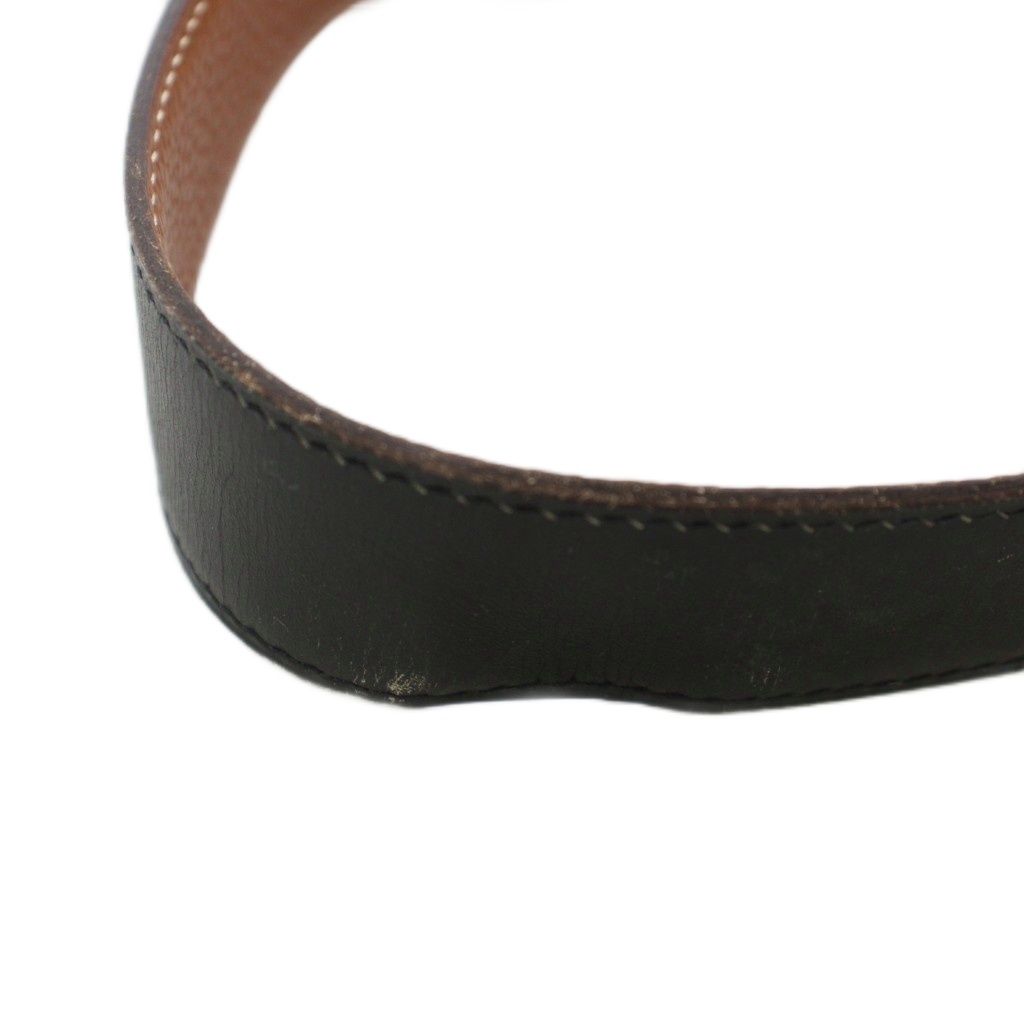 Hermes Constance Belt 75 Black Brown — view 8