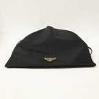 Prada Re-Nylon Triangle Logo Drawstring Wish Pouch — view 6