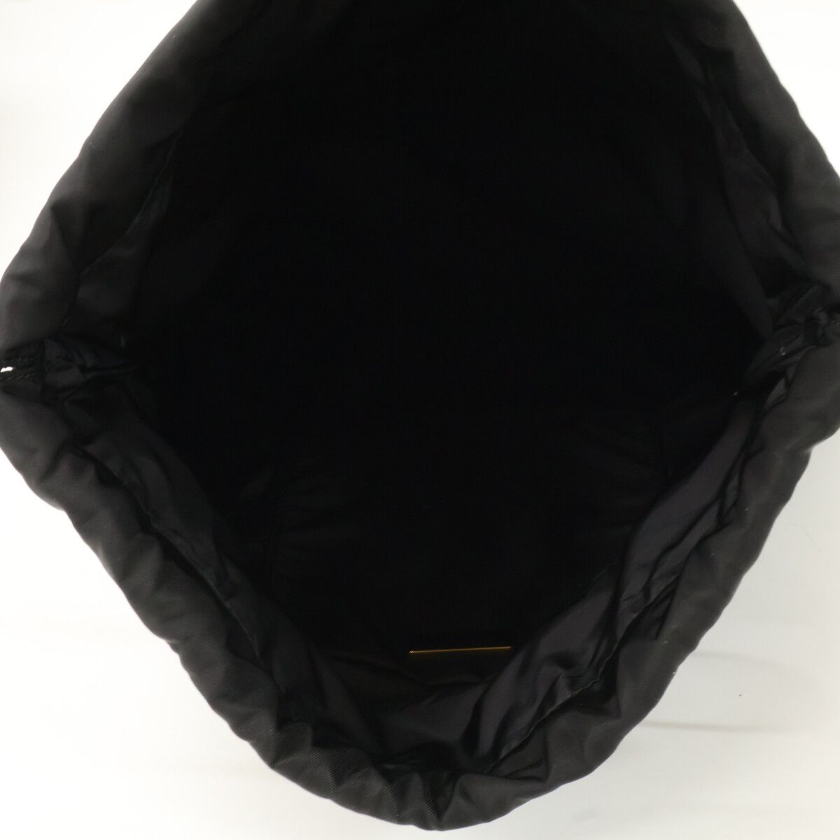 Prada Re-Nylon Triangle Logo Drawstring Wish Pouch — view 8