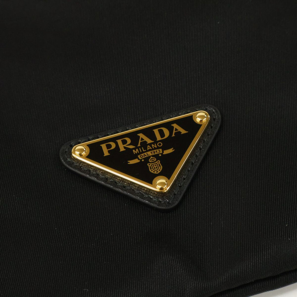 Prada Re-Nylon Triangle Logo Drawstring Wish Pouch — view 7