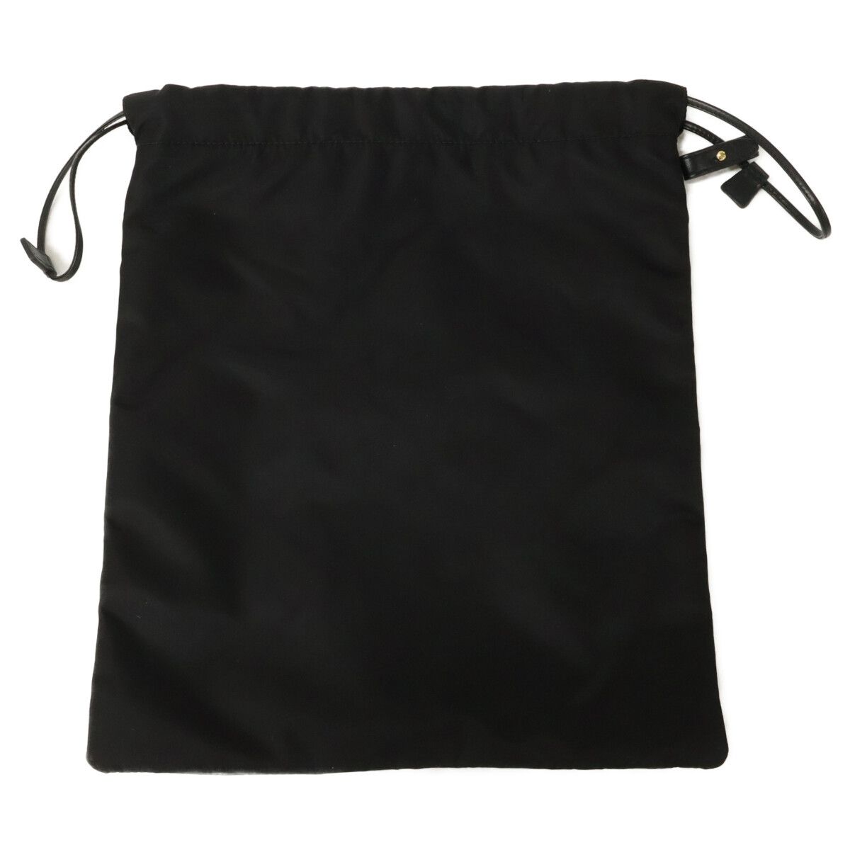 Prada Re-Nylon Triangle Logo Drawstring Wish Pouch — view 3