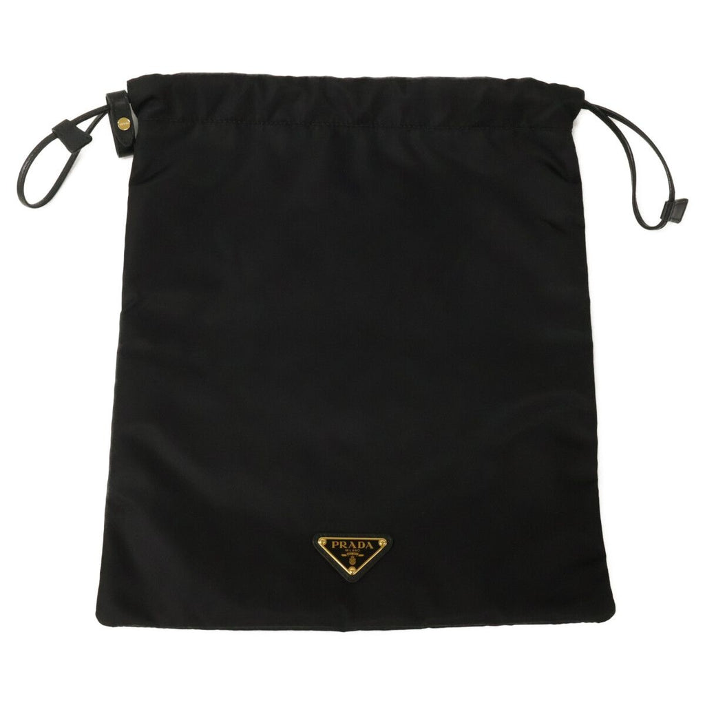 Prada Re-Nylon Triangle Logo Drawstring Wish Pouch — view 2