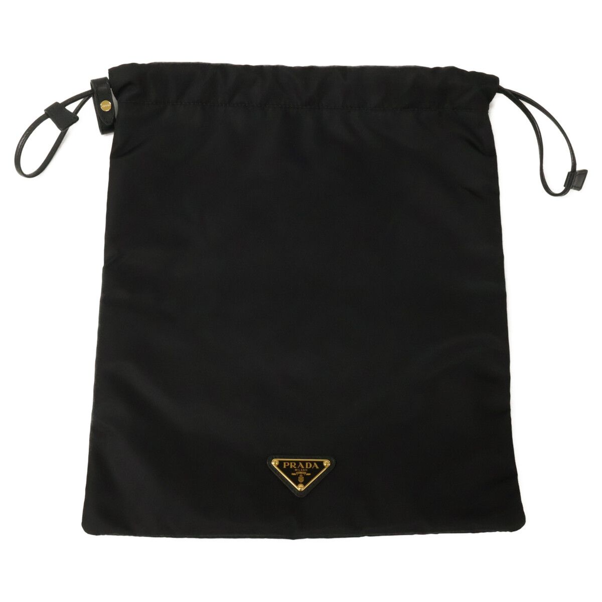 Prada Re-Nylon Triangle Logo Drawstring Wish Pouch — view 2