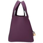 Hermes Togo Ultra Violet Picotin Lock PM Handbag — view 4