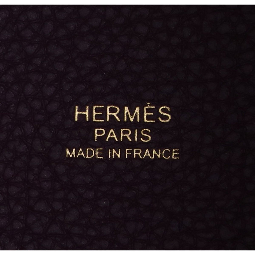 Hermes Togo Ultra Violet Picotin Lock PM Handbag — view 7