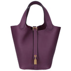 Hermes Togo Ultra Violet Picotin Lock PM Handbag