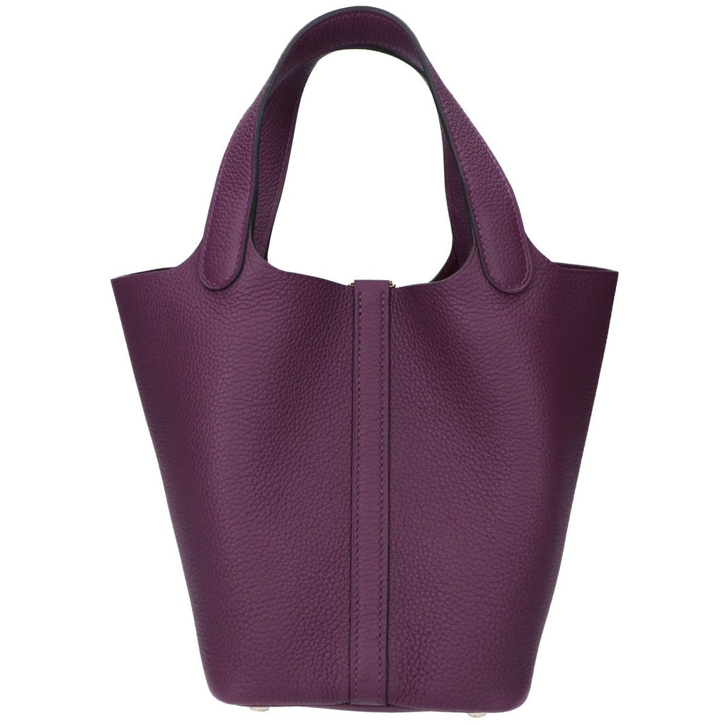 Hermes Togo Ultra Violet Picotin Lock PM Handbag — view 3