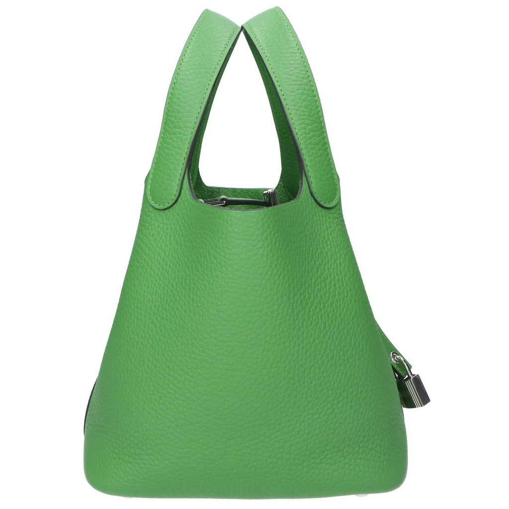 Hermes Bamboo Taurillon Picotin Lock PM Handbag — view 4